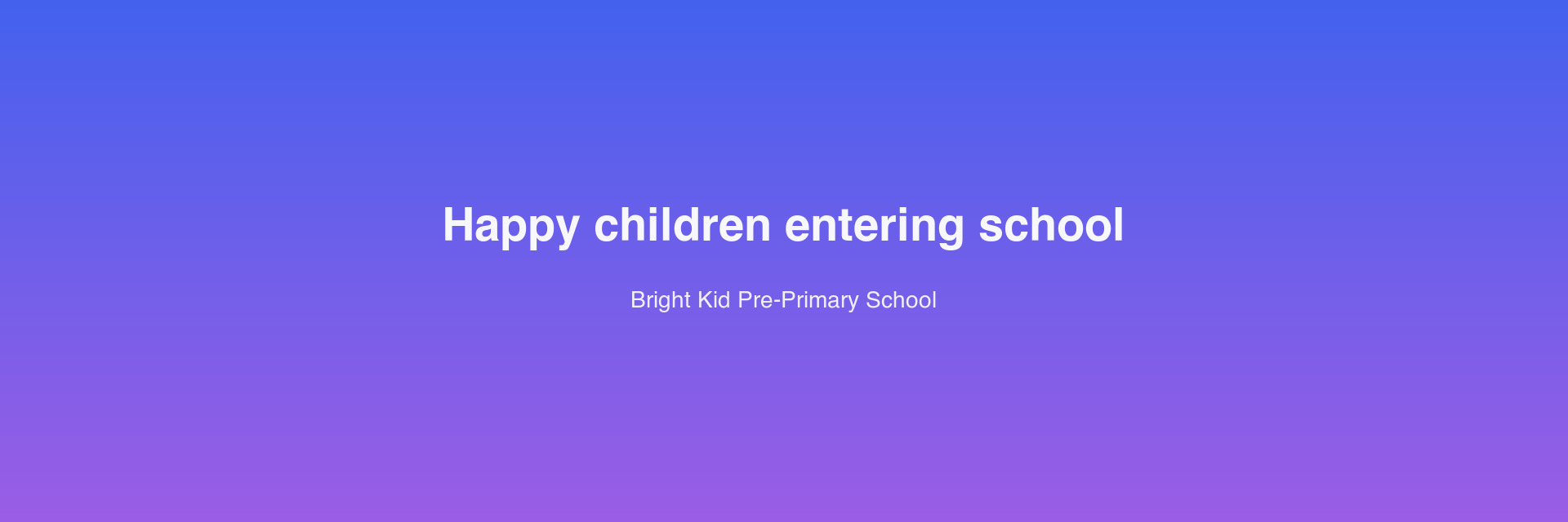 Learn with caring teachers